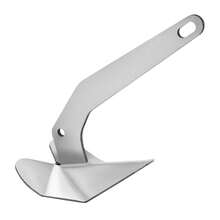 ZhdnBhnos Galvanized Steel Boat Anchor, Lbs Delta Anchor Wing Style Anchor Heavy Duty Triangular Anchor Marine Anchors For Boats Small Yacht Boat Anchor Galvanized Steel Triangle Plow Anchor Lbs - Variant,5 - View 1