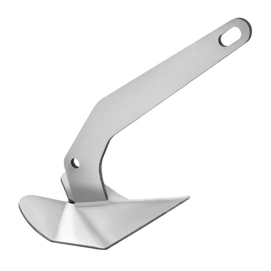 ZhdnBhnos Galvanized Steel Boat Anchor, Lbs Delta Anchor Wing Style Anchor Heavy Duty Triangular Anchor Marine Anchors For Boats Small Yacht Boat Anchor Galvanized Steel Triangle Plow Anchor Lbs - Variant,5 - View 1