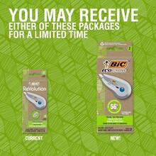 2-Pack Correction Tape 19.8 Feet  Plastic Whiteout Correction Tape - 1 - View 2