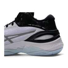 Asics Men's Basketball Shoes GEL-Burst 28, Comfortable, Lightweight, Bouncy, Shock-Absorbing, Low-Top, Stable, Grip, Casual, Commute, Sports Shoes 1063A116-100 - White/Black - View 8