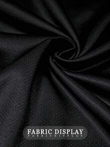 男士夏季运动深色短袖T恤，印花圆领休闲短袖 - 黑色 - 查看 6