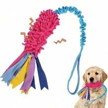 Tear-Resistant Dog Toys - Squeaky Tug Of War Toy, Plush Chew Toy, Tear-Resistant Dog Training Rope Toy, Plush Chew Toy, Chew-Resistant, Dog Toys, Suitable For Large Dogs, Can Be Used For Training And Play - Multicolor - View 4