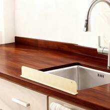 1 件装厨房水槽硅胶防溅罩，台面防溅保护罩，易于清洁的水槽防溅挡板，大吸盘硅胶防溅防滑罩，适用于标准水槽，现代厨房配件，家居餐饮必备品