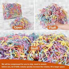 Shredded Paper For Gift Baskets, 1/2LB (8 Oz) Crinkle Paper Filler, Colorful Easter Basket Grass, Crinkle Cut Paper Shred For Birthdays, Weddings,Boxes Bags, Basket Filler, Anniverss, Christmas, Gift Wrapping,ColorMixed01 - 顏色混合01 - 查看 4
