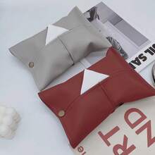 高端车载纸巾盒，创意车内纸巾架，扶手箱纸巾盒 - A - 查看 9