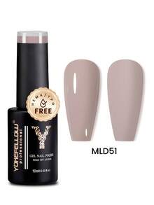 YOKEFELLOW 凝胶指甲油，10毫升，粉色、棕色、珊瑚色、橙色、焦糖色，卡纳莱色系，可卸除，UV/LED灯，适用于美甲沙龙和DIY美甲。 - 彩色 - 查看 8