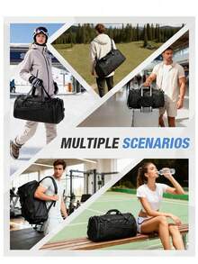 Large Capacity Portable Travel Bag Men's Basketball Ball Bag Sports Fitness Bag Short Outing Backpack Travel Light Sports Training Ski Fitness Bag Shoulder Travel Bag Shoulder Crossbody Bag Crossshoulder Duffel Bag,High School And College Students' Backpacks, Portable Travel Backpacks For Men Holiday - Multicolor - View 7