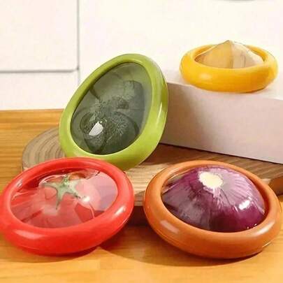 Refrigerator Storage Containers Set - Airtight Produce Saver Containers With Lids, Food Preservation Boxes For Fruits And Vegetables, Reusable And Dur