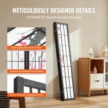 Room Divider Japanese Room Screen Divider 4 Panel For Room Separation - 預設 - 查看 5