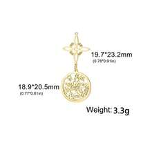 AMAXER 1pc Stainless Steel Witch Star Pendant, Suitable For DIY Jewelry Making, Bracelets, Necklaces, Keychains - Retro Series - View 10