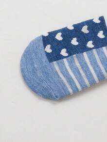 4 Pairs Women's Cartoon Cat Ear Plush Shallow Mouth Boat Socks, Spring/Summer - Multicolor - View 6