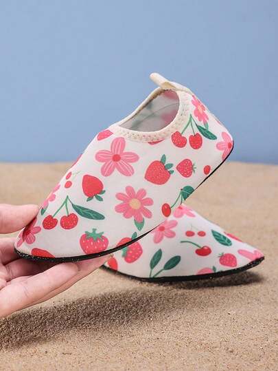 1 đôi giày thể thao ngoài trời thời trang thường ngày chống trượt thoáng khí họa tiết hoạt hình cho bé trai và bé gái, giày đi biển, giày đi nước, giày tập luyện, giày yoga.