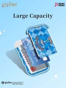 Harry Potter Girl's Cardholder Case, Student ID/Meal Card Protective Cover, Hogwarts School Style Bag Charm & Storage Card Wallet For Commute Outing Party Christmas Halloween Birthday Gift For Women & White-Collar Workers - Multicolor - View 4