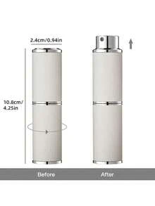 1pc 8ml Refillable Leather Twist Travel Perfume Bottle, Unisex Mini Cologne Atomizer, Portable Fragrance Tester Container - Multicolor 11 - View 5