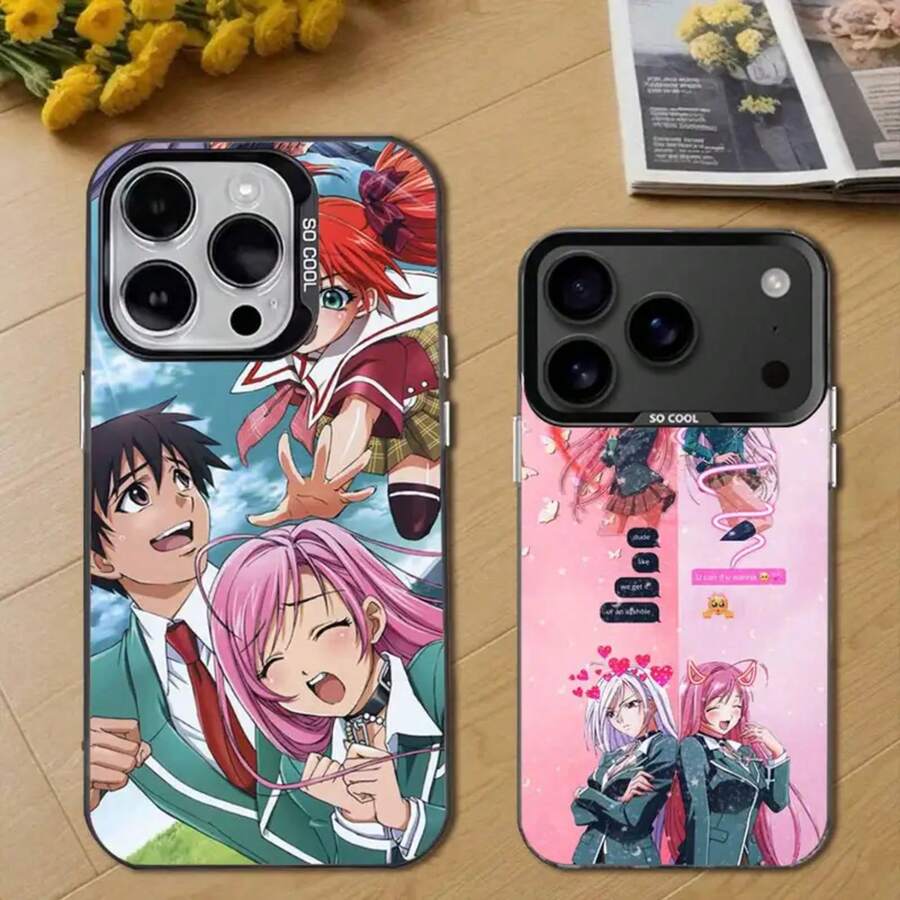 Funda de teléfono R-Rosario a V-Vampiro para iPhone 17 16 15 14 13 12 11 Ais/Pro/Max/Plus, cubierta negra de TPU - z8 - Ver 1