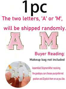 1/2 件装多层贝壳形化妆包，字母图案化妆品收纳袋，便携式皮革防水化妆品整理包，化妆包，旅行化妆包，化妆品收纳整理包，旅行必备