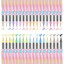 FLYSEA 24/36-Color Macaron Markers, Soft-Tip Liquid Color Pens, Student Art Supplies, Suitable For Student Art Projects, Can Be Used To Paint On Rocks, Wood, Stones, Glass, Ceramics, And Fabric, DIY Crafts, Perfect For Back-To-School Season. - Multicolor - View 6