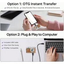 Mini Retro Camera With 1080P Video, 12MP Photos, Keychain Digital Camera, Ultra-Compact Tiny Camera With 32GB SD Card, OTG Adapter, Vintage Little Cameras For Travel, Daily Vlogging, Brown - 棕色-DC26 - 查看 4