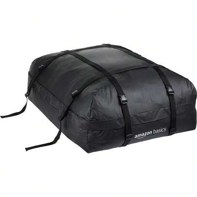 Rooftop Cargo Carrier Bag, Black, 0.42 Cubic Meter