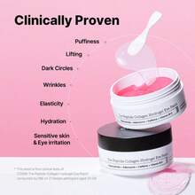 COSRX The Peptide Collagen Hydrogel Eye Patch 60 Patches Reduce Puffiness Hydrate Under-Eye Bags In 10 Minutes - Collagen - 查看 5