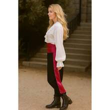 ThePirateDressing Pirate Medieval Renaissance Halloween Costume Large Sash,Red(SatinFabric) - Red(SatinFabric) - View 4