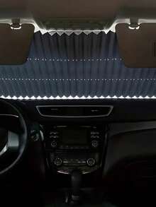 1pc Retractable Automotive Umbrella Sun Shade Curtain, Foldable Car Windshield Sunshade Board, Heat Insulation Sun Blocker Curtains Curtains For Living Room Kitchen Room Decor Home Decor Living Room Kitchen Decor Living Room Decor Room Decor Curtains Bedroom