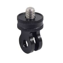 1/4英寸螺丝三脚架适配器 360°旋转支架，适用于 GoPro 13 12 11 10 9 Insta360 One X5 X2 X3 X4 相机配件 - 黑色 - 查看 6