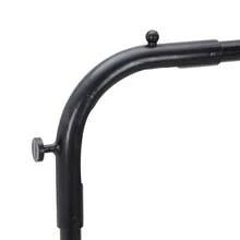 LIVINGANDHOME Living And Home  Sturdy Metal Clothes Rack Double Rod Design With Side Bars Hooks For Garments Towels Bags Storage Holiday - 黑色 - 查看 10