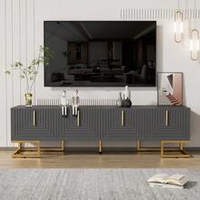 Television Stands & Entertainment Centers - Grey + Particle Board + 70-79 Inches - View 3