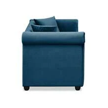 Scotia 2 Seater Sofa Blue Velvet - Blue - View 4