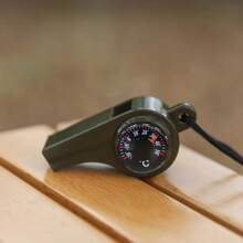 1/2pcs 3-In-1 Emergency Whistle With Compass And Thermometer - Survival Whistle, Outdoor Rescue Whistle, Camping Accessory, Survival Tool, Suitable For Camping, Hiking, Outdoor Adventure, Referee And Cheerleading, Multipurpose, Ideal Travel Accessory, Mountaineering, Camping Gear, Emergency Tool, Hiking Essential, Camping, Fishing, School And Competition Use, Great Gift For Men And Women, Birthday Gift - Multicolor - View 9
