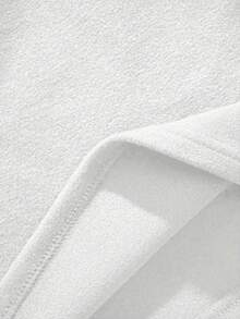 Young Girls Thermal Underwear Set, Thermal Lined Top And Pants, Winter - White - View 6