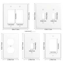 1pc Pink Bow Decorative Switch Plate Cover | Easy /Adhesive Install | No Wiring/Tools Needed | Fits Single/Double Switches | Ideal For Home/Bathroom | Pastel Decor Compatible | Housewarming Gift Accent - 雙套 11.5cm*11.5cm - 查看 4