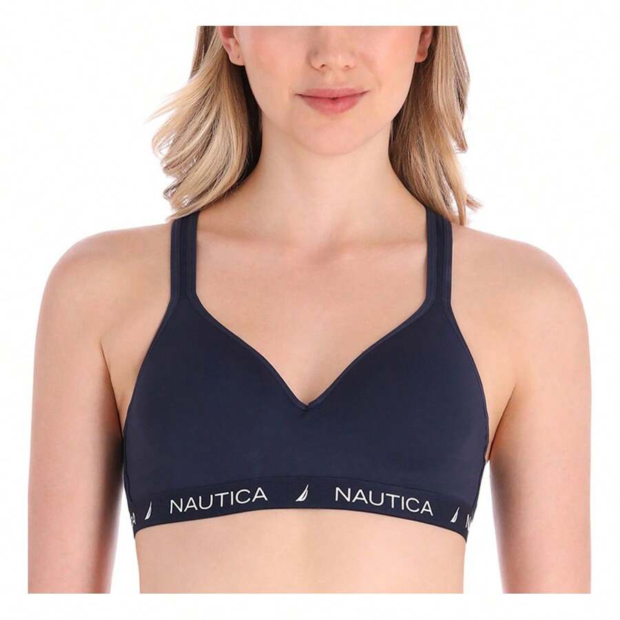 TendenciaBrassier Deportivo Náutica Copa Triangular Navy Náutica Liso 34bCalidad premium