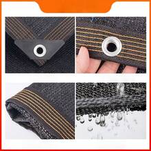 1. Red de sombra negra de alta calidad, cubierta contra la lluvia, adecuada para piscinas y patios - Protección UV del 65-75%, toldo para exteriores para patio, garaje y oasis de jardín - Negro + cordón - Ver 5