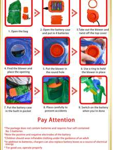 1pc Inflatable Shrimp Costume, Suitable For Height 1.5-2m, Comes With Blower (Batteries Not Included)