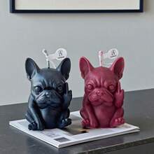 1pc Unique Pet Dog Scented Candle, Decor, Photography Prop, Gag Gift, Animal Scented Candle - Ideal Gift For Family And Friends, Scented Candle, Suitable For Outdoor Activities On Birthday, Valentine's Day Or Mother's Day, Scented Gift Box, Christmas Decor, Valentine's Day/New Year/Christmas Gift - Multicolor - View 7