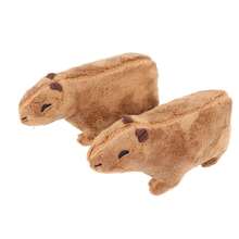 2 Pack Realistic Plush Capybara 6.7 Inch Soft Toy Cartoon 2.5 Ounces Gift For Children