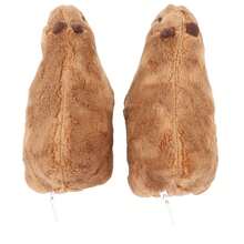 2 Pack Realistic Plush Capybara 6.7 Inch Soft Toy Cartoon 2.5 Ounces Gift For Children