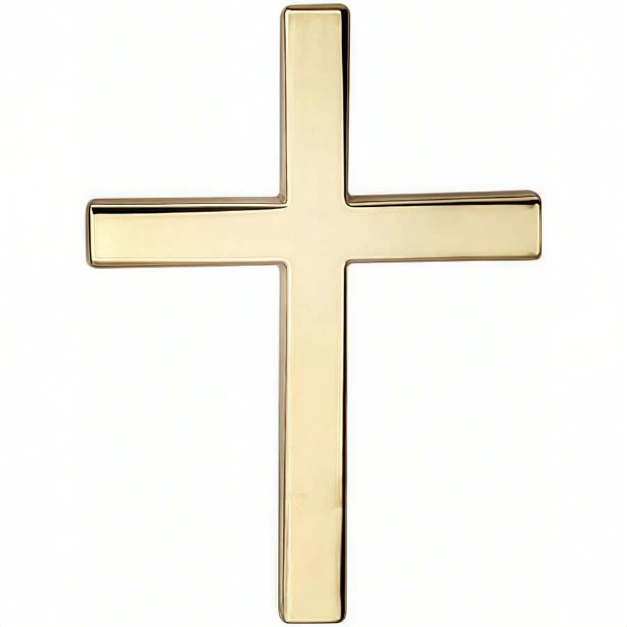 Cross Car Decals, Metal Jesus Cross Badge Stickers, 3D Individual Car Cross Emblem Decal, For Auto Trunk Body Tailgate Side Fenders, Auto Decoration - 金色1PC - 查看 1