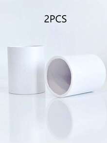 4个/10个装花束托架、迷你花瓶、迷你掌心大小礼品桶、情人节鲜花包装小桶、浪漫单支玫瑰手持花桶、节日鲜花礼品小圆桶、迷你花束托架、单支鲜花包装盒、迷你圆盒、纯色小花盒、DIY材料 - 白色 - 查看 14