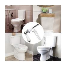 Ceramic Flush Handle - Rust-Resistant Chrome Plated For UK Bathrooms, Universal Fit Cistern Lever With Anti-Slip Grip, Traditional Design WC Tank Handle Replacement - 3 - View 2