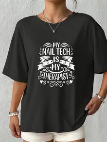 Camiseta TrendyMr-Fix-It- para Uso Diario - Negro - Ver 3