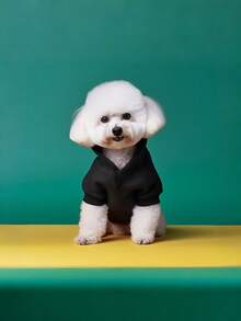 Sudaderas para perros multicolor - Tela suave y cómoda, ropa de mascota cálida, adecuada para uso diario y al aire libre - Multicolor - Ver 4