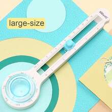 1pc Lightweight 360° Manual Rotary Cutter, Handheld Rotary Trimmer, Min Cutting Dia 0.79", Max Cutting Dia 7.87", Back To School Supplies - Multicolor - View 5