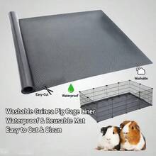 1pc EVA Non-Slip Waterproof Easy-To-Clean Hamster Guinea Pig Rabbit Cage Pad, Tear-Resistant And Reusable Lizard Terrarium Mat, Suitable For Small Pets And Reptiles