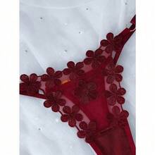 Custom Thong G-Strings With Charms Name Personalized Charm Thong With Any Name Custom Thong Couple Gift Fashionable, Colorful, Funny Unique, Customized Finds Gift, Personalized Gifts For Women, Lingerie, Winter Fashion, Panties, Underwear, Thongs Ideal Gifts For Her Family, Friends, For Winter, For Fall/Autumn, For Holiday, Rave,Chic Autumn,Enchanted Romance Gown,Bridallingerie - 勃根地-1 - 查看 5