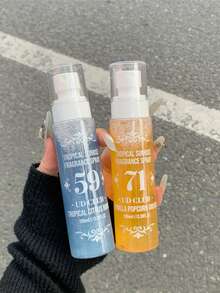 1/5 Bottle X 100ml Brazilian Fragrance Spray, 5 Combination Options Available, Indoor & Outdoor Air Freshener, Multi-Layer Scent, Long-Lasting Aroma, Brings Delightful Experience. Elegant Blend Of Vanilla, Coconut, Floral Fruity, Citrus, Woody And Marine Notes, Suitable For Dates, Parties, Gatherings, Holidays, Home, Hotel, Office And More, An Ideal Gift For Friends And Family. - Various Fragrances - View 2