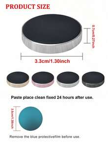 1pc Mini Multifunctional Magnetic Car Phone Holder For Navigation, Available In Rose Gold/Silver/Gold/Black