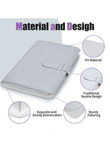 1Pc 108-Pocket Mini Album Suitable For 2 * 3-Inch Popular Photo Cards, Wallet Album Multifunctional - Multicolor - View 8